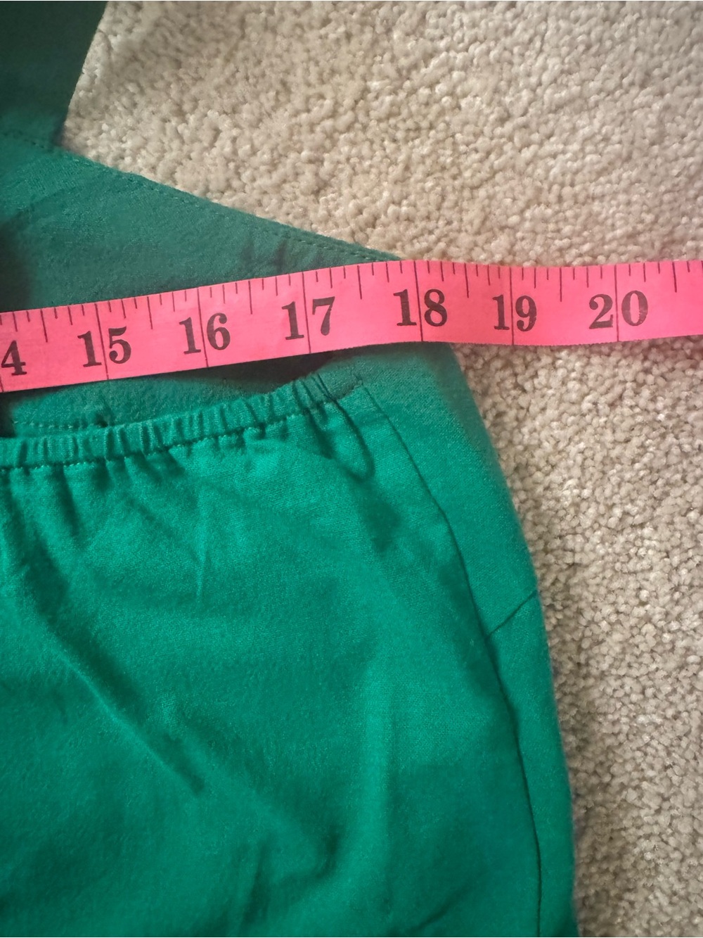 Commense Green Mini Skirt Set with White Floral Trim - Picture 9 of 11